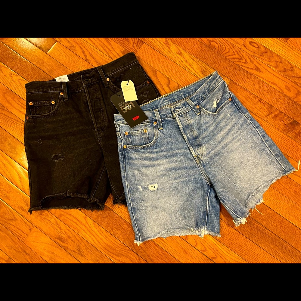 High Waist Levi’s Jean Shorts 501 NWT and Like New